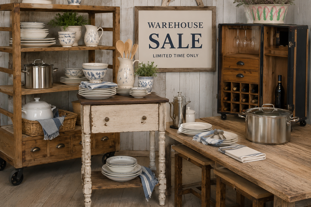 Fall Warehouse Sale-Coming Soon!