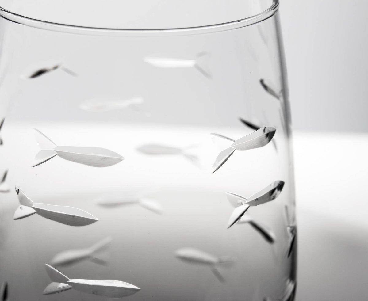 School of Fish All Purpose Wine Glass 18oz