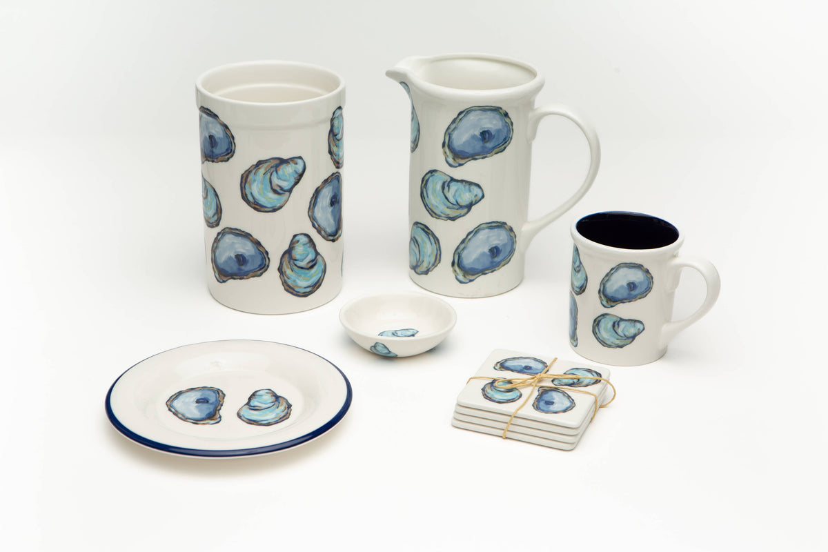Oyster 4 Piece Coaster Set