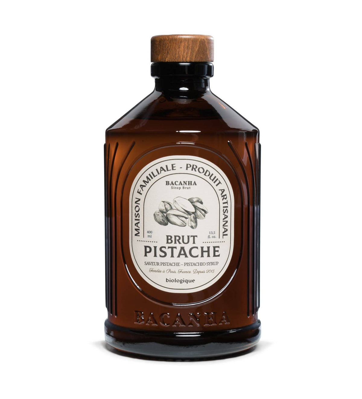 Raw Pistachio Syrup - Organic - 13,5 fl. oz.