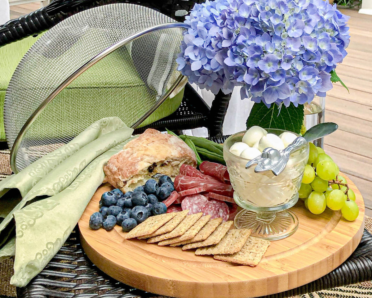 Olive 3 Piece Picnic Cheese Board / Spreader