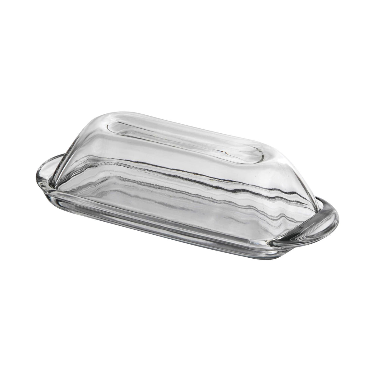 Presence Butter Dish with Cover, 3.25" x 7.5" x 2"