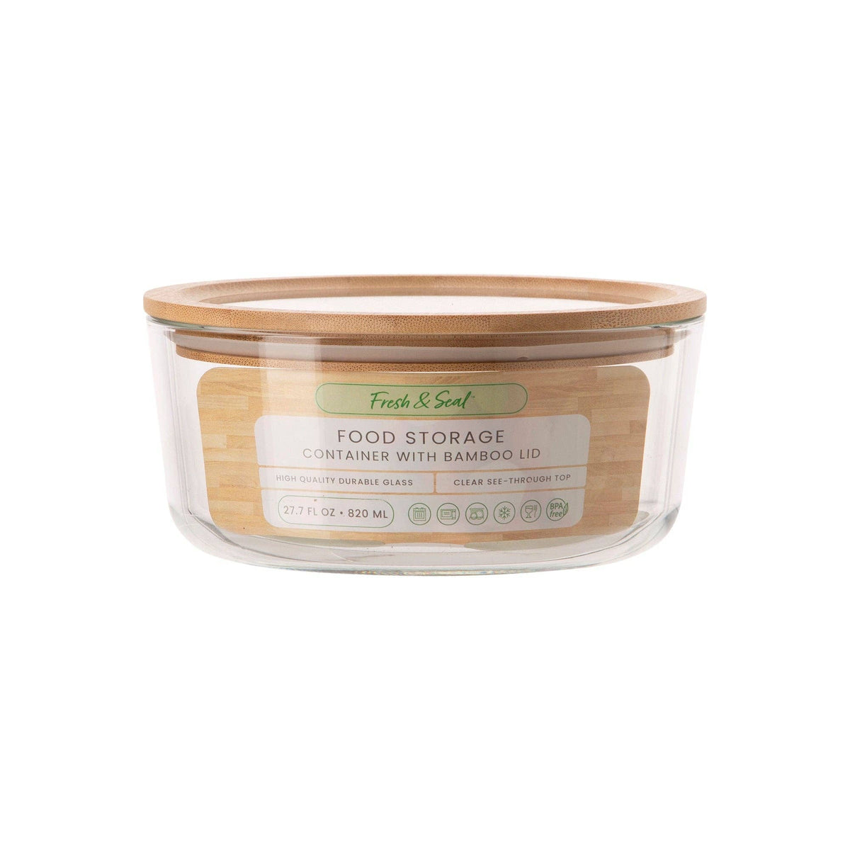 28oz Rnd Contr W.Bamboo Lid