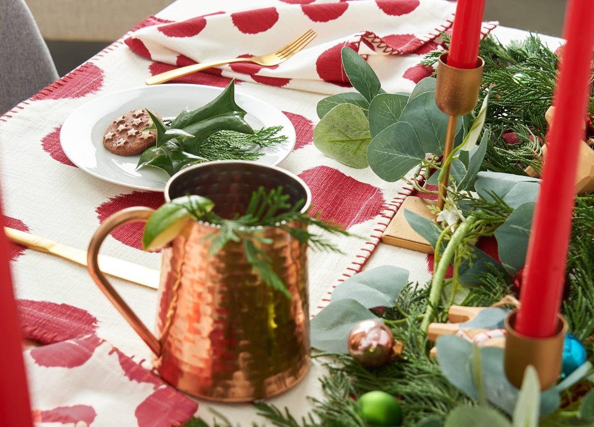 Ruby Dot Printed Napkin Set of 4