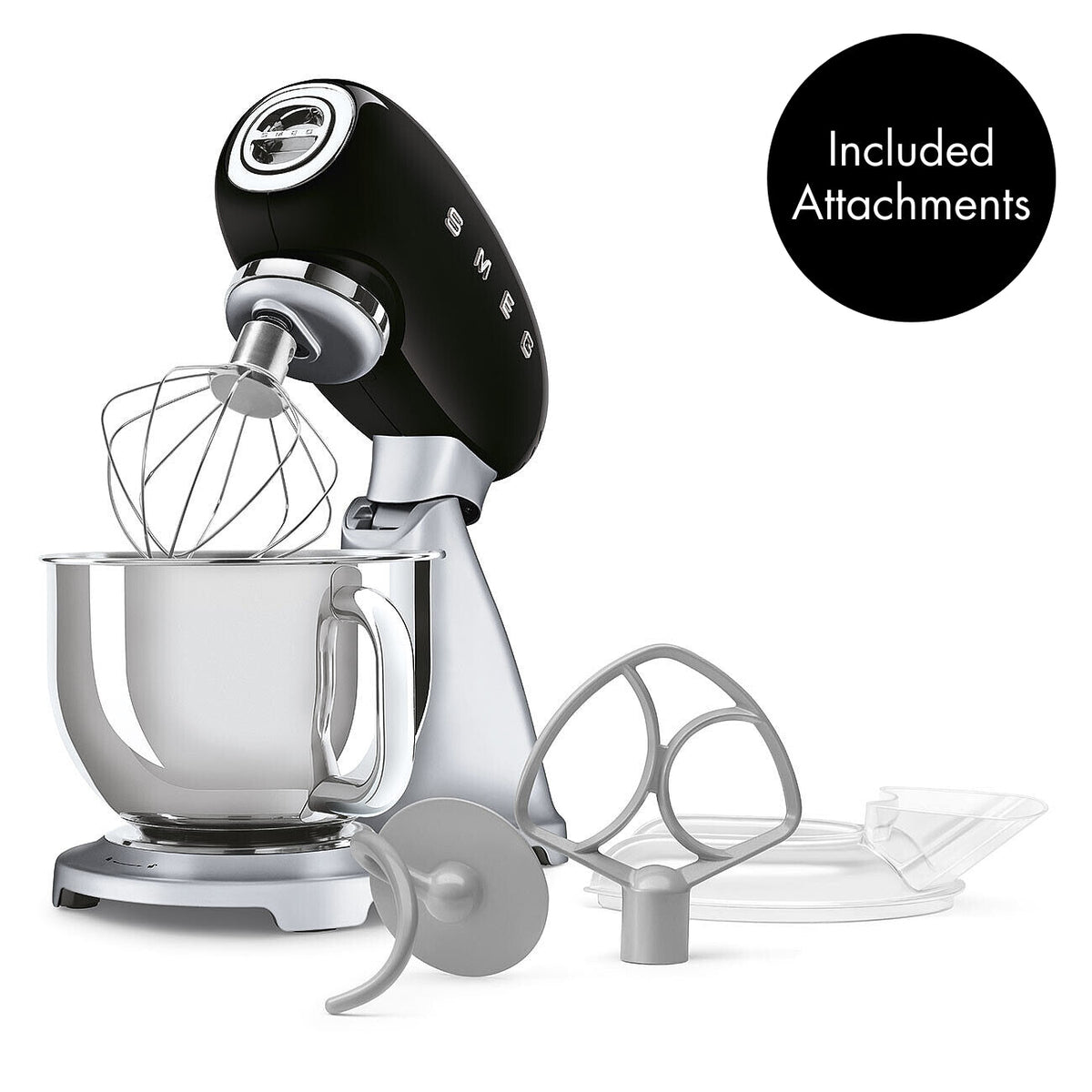SMEG Classico Stand Mixer (SMF04) – Black