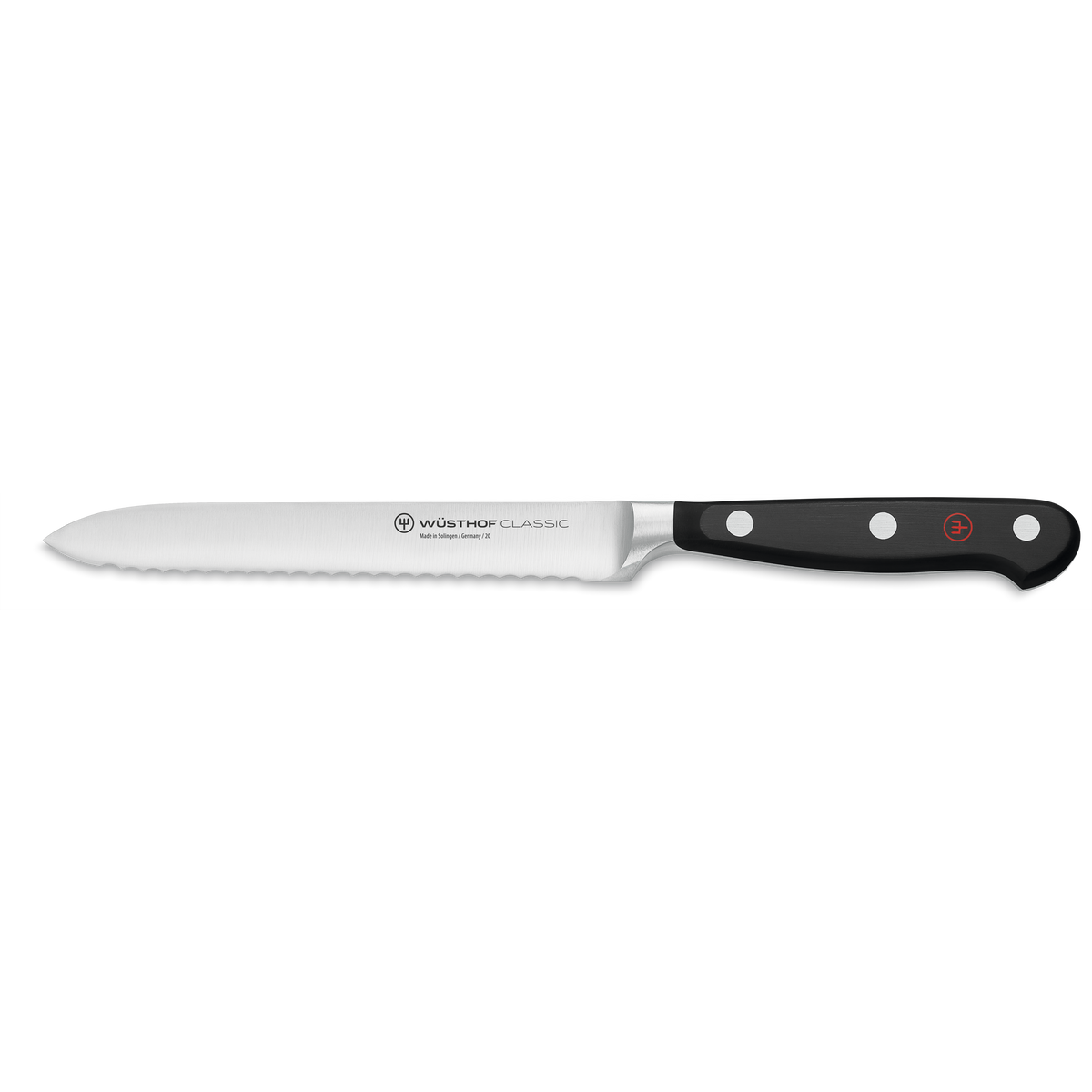 Wusthof Classic 6-Piece Starter Knife Block Set — Black