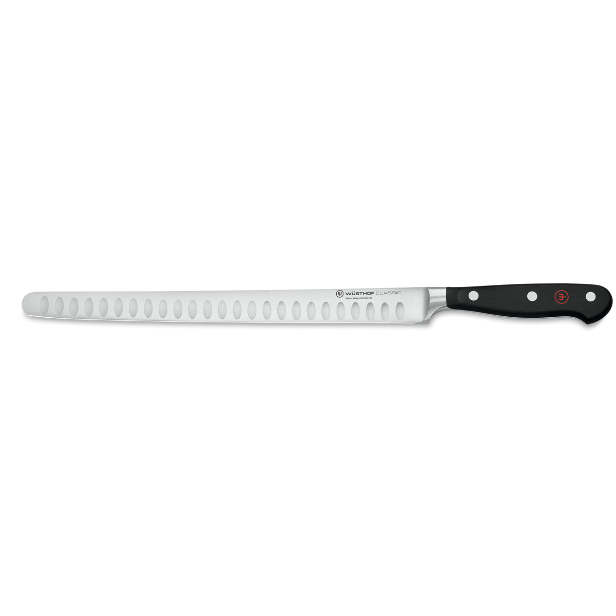 Wusthof Classic 10" Hollow Edge Ham Slicer — Black