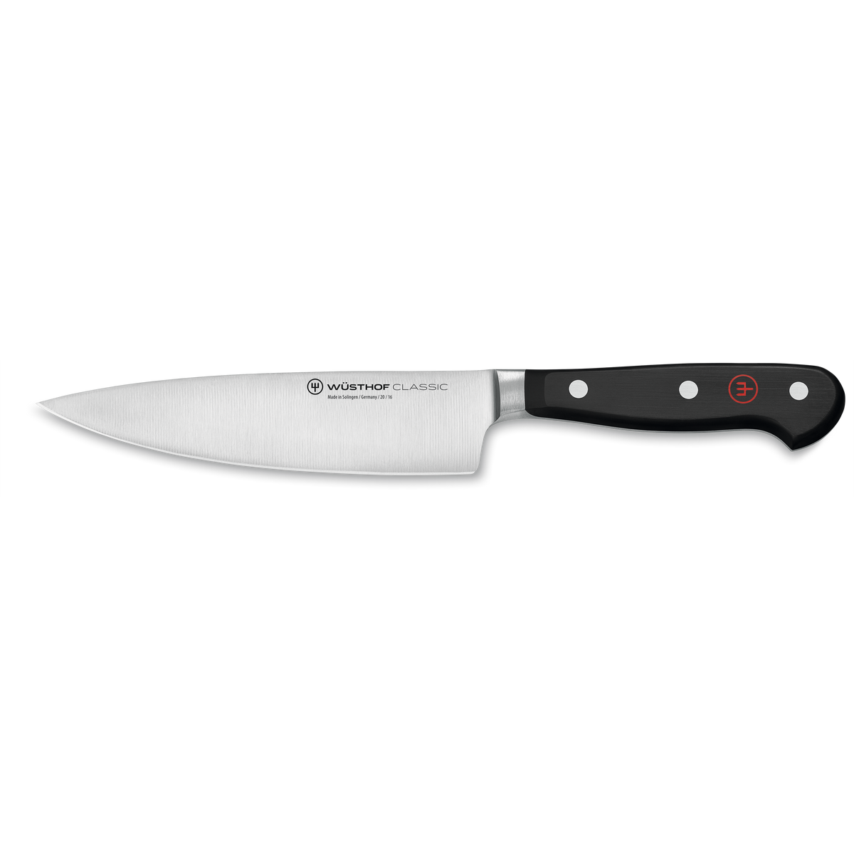 Wusthof Classic 6" Half Bolster Chef's Knife — Black