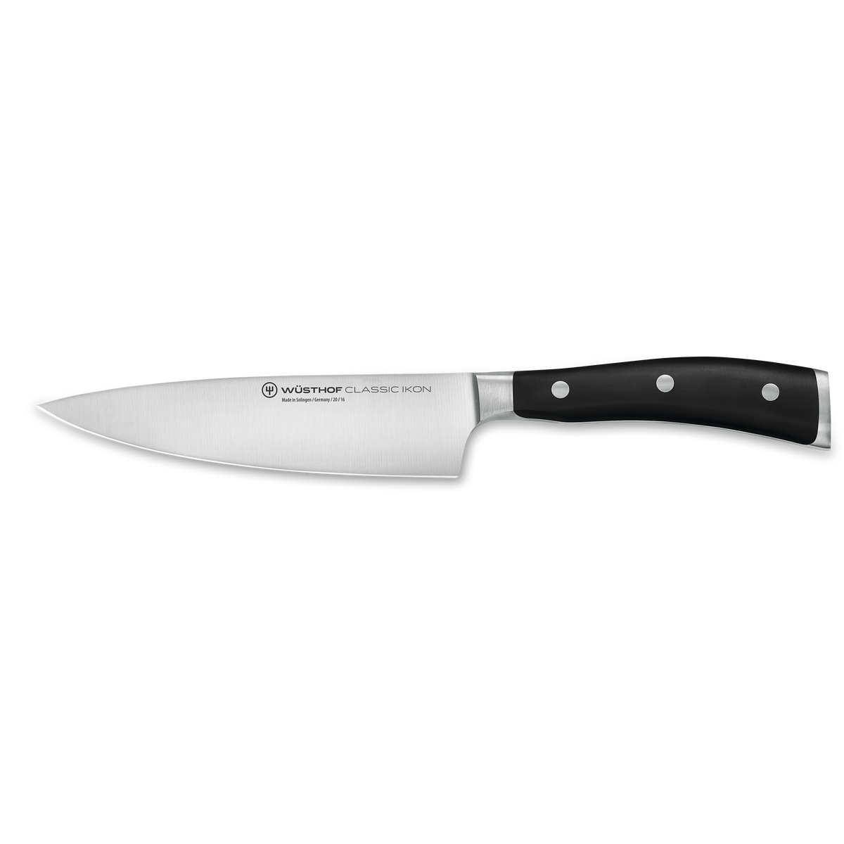 Wusthof Classic Ikon 6" Chef's Knife — Black