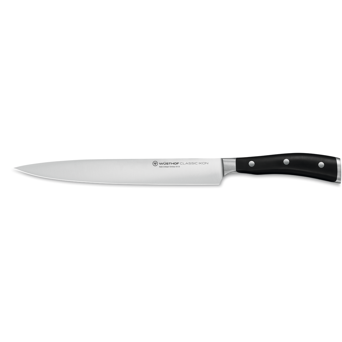 Wusthof Classic Ikon 9" Carving Knife — Black