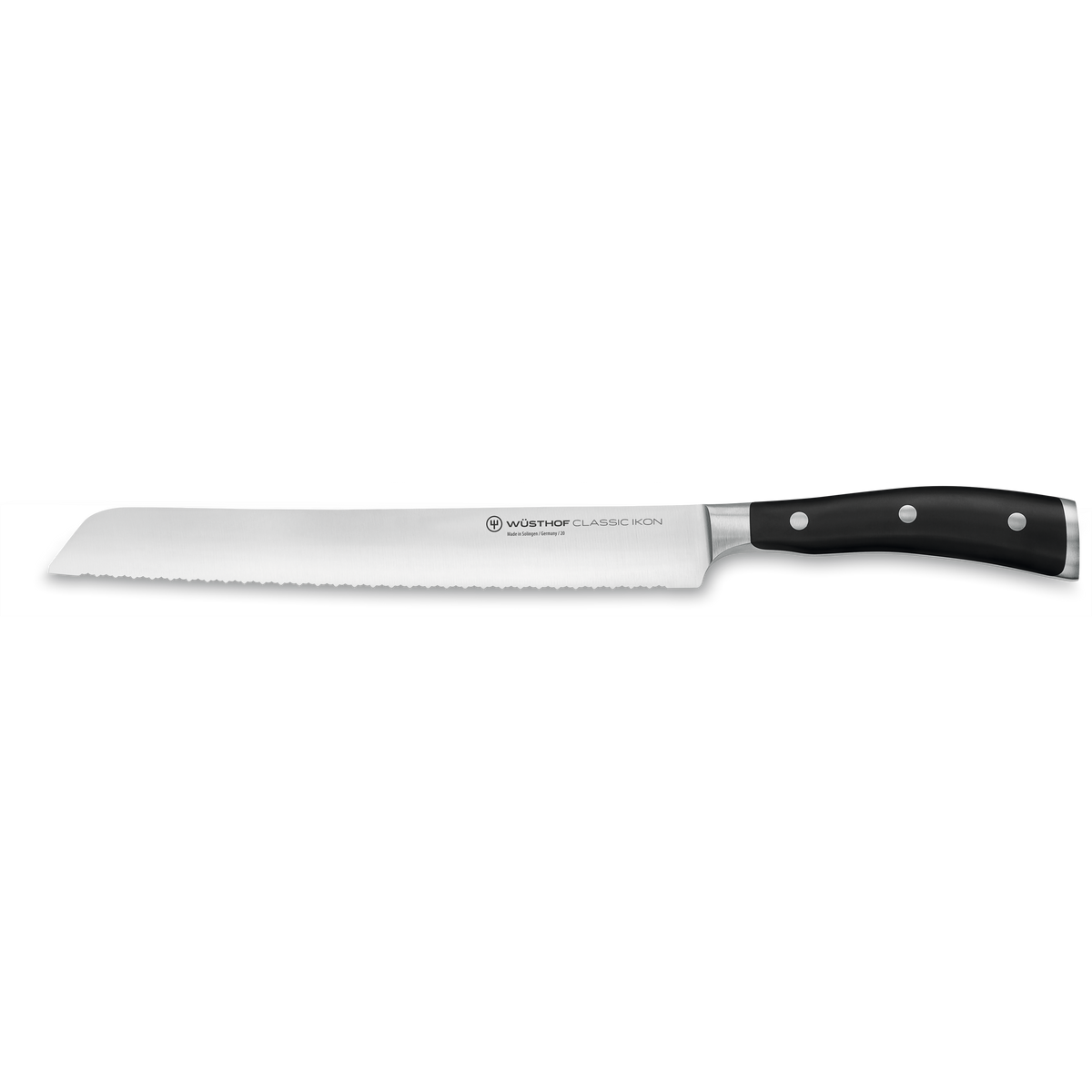 Wusthof Classic Ikon 7-Piece Knife Block Set — Black