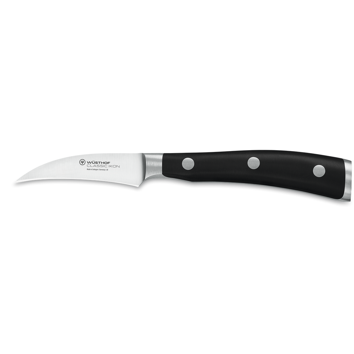 Wusthof Classic Ikon 2 3/4" Peeling Knife — Black
