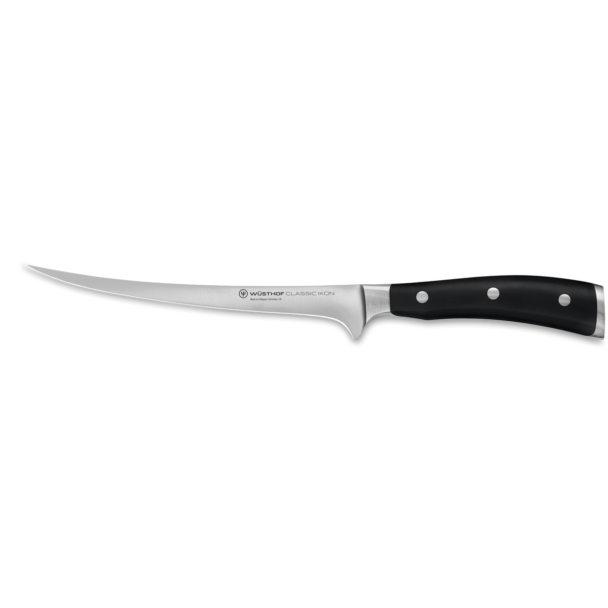 Wusthof Classic Ikon 7" Fillet Knife — Black