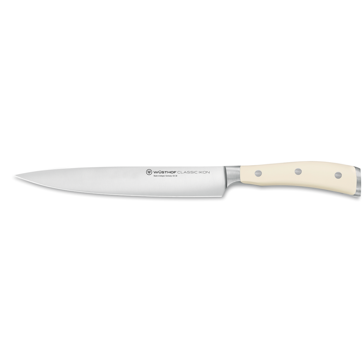 Wusthof Classic Ikon 8" Carving Knife — Crème