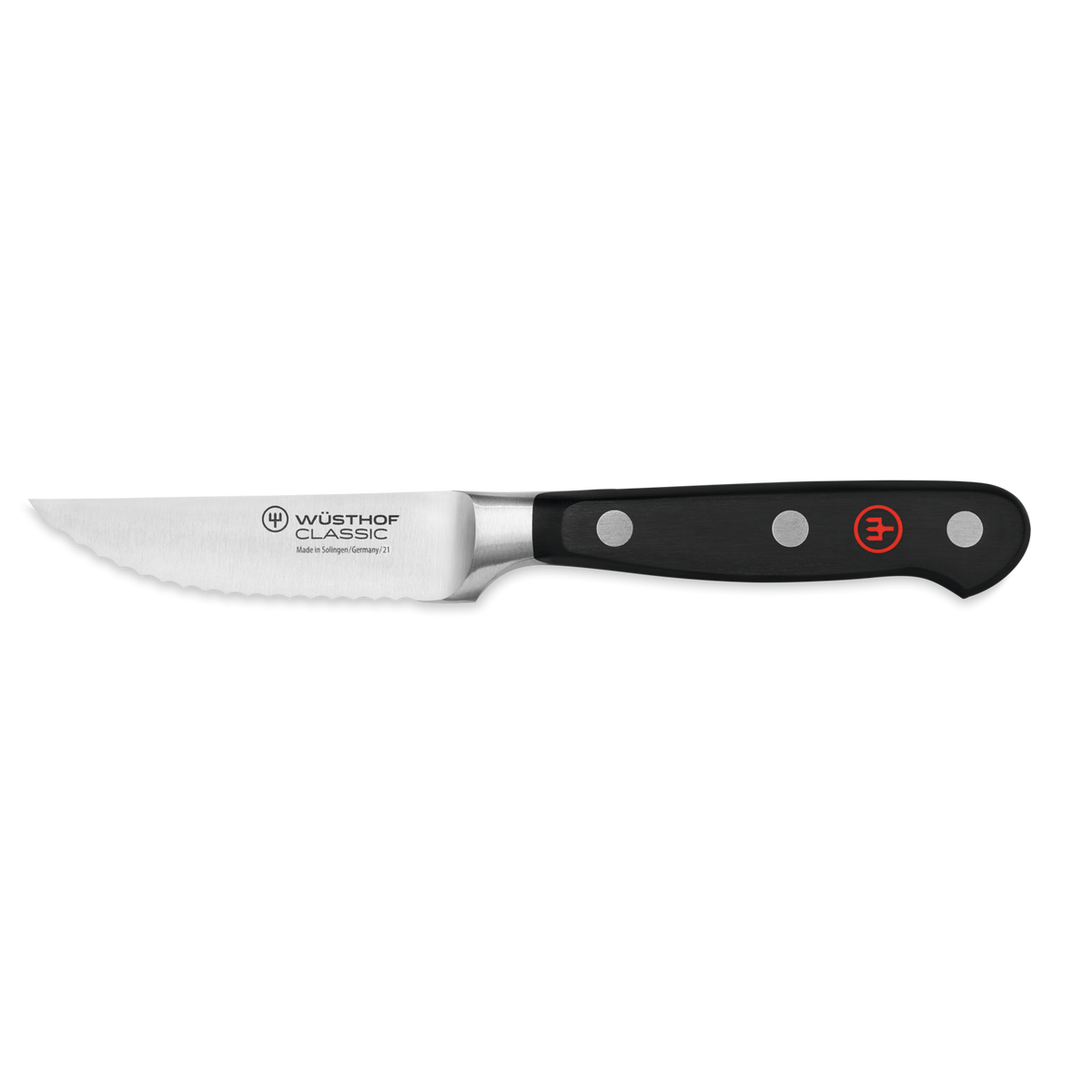 Wusthof Classic 3'' Serrated Paring Knife — Black
