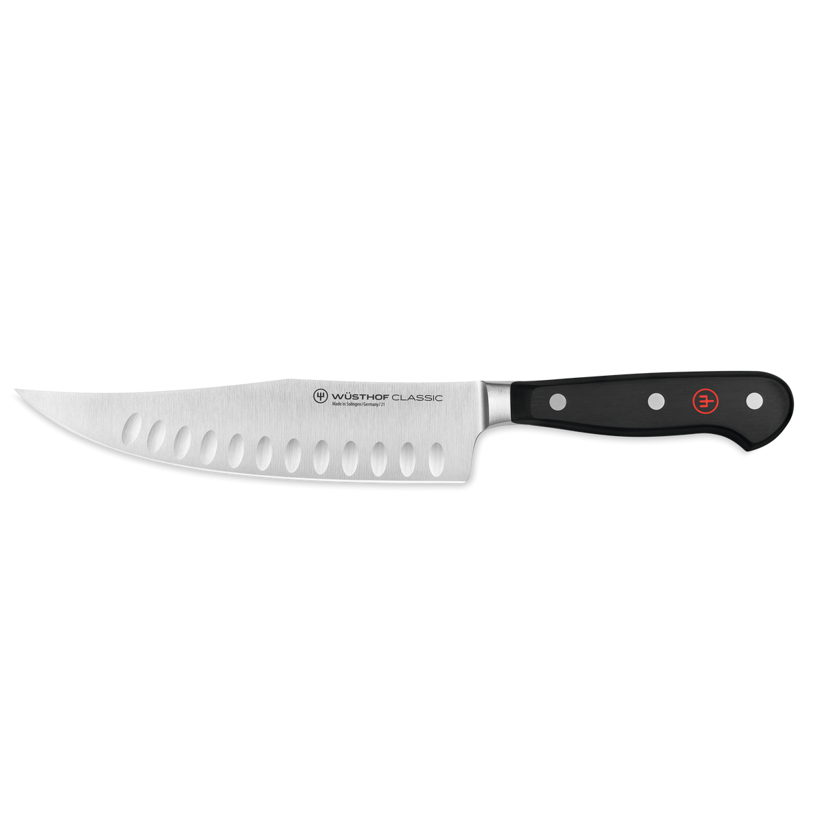Wusthof Classic 7" Hollow Edge Craftsman — Black