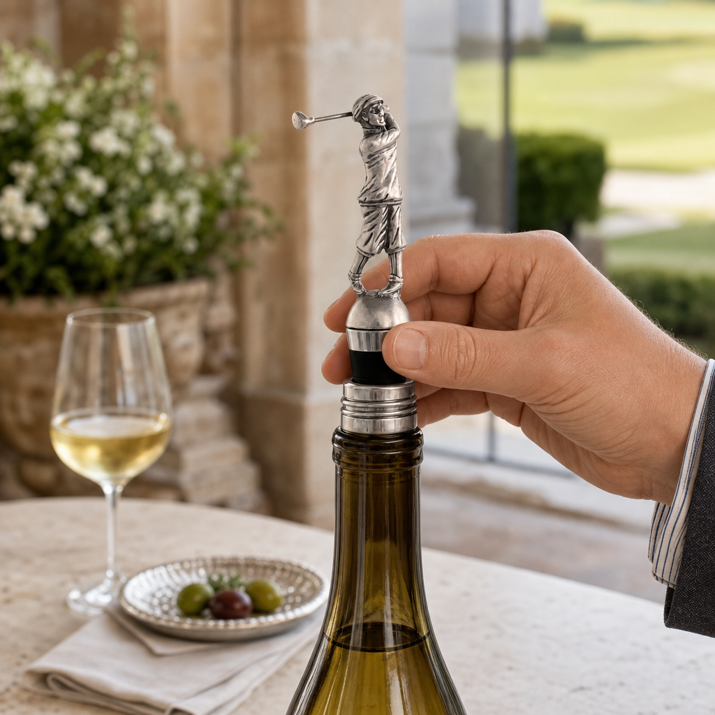 Golfer Bottle Stopper