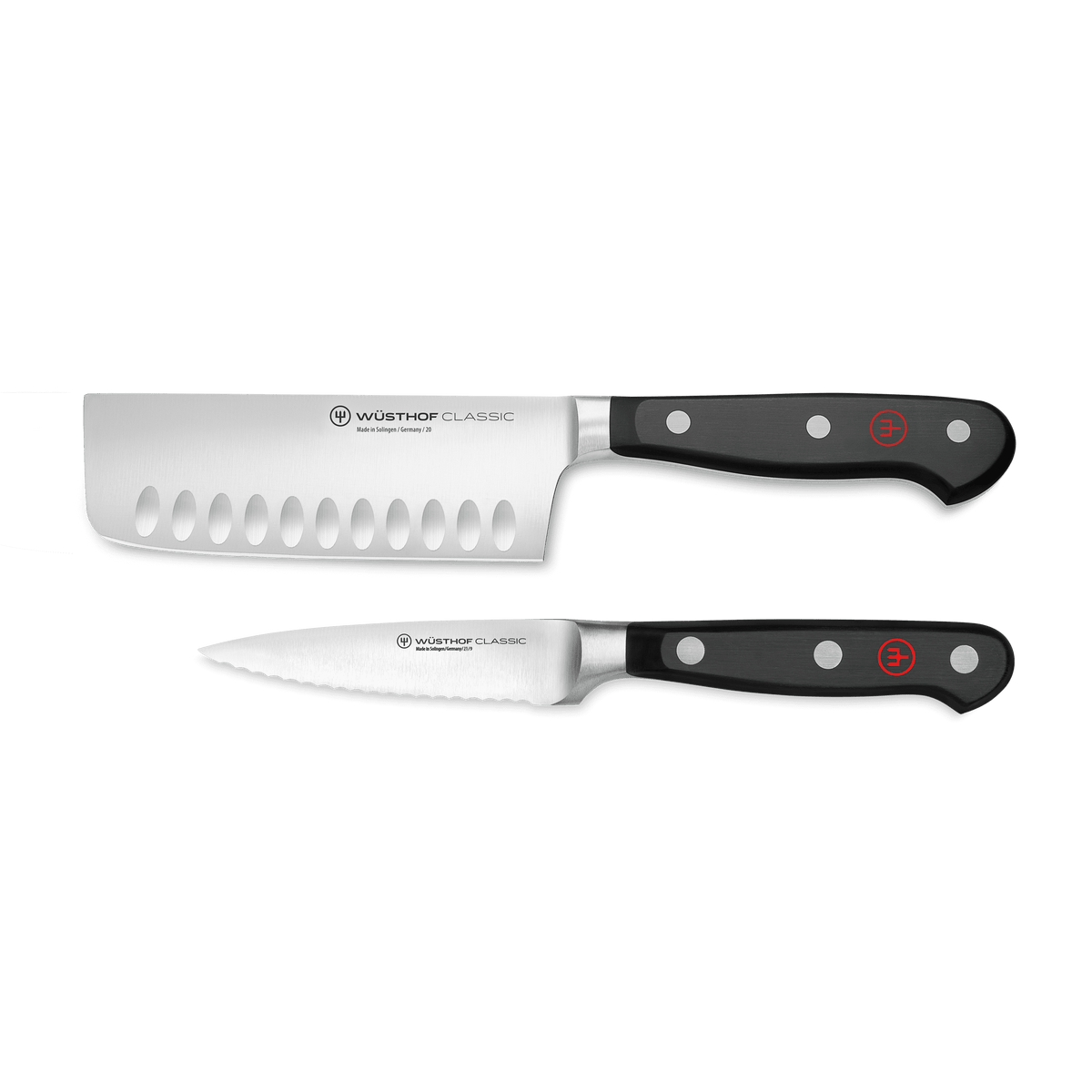 Wusthof Classic Asian 2-Piece Knife Set — Black