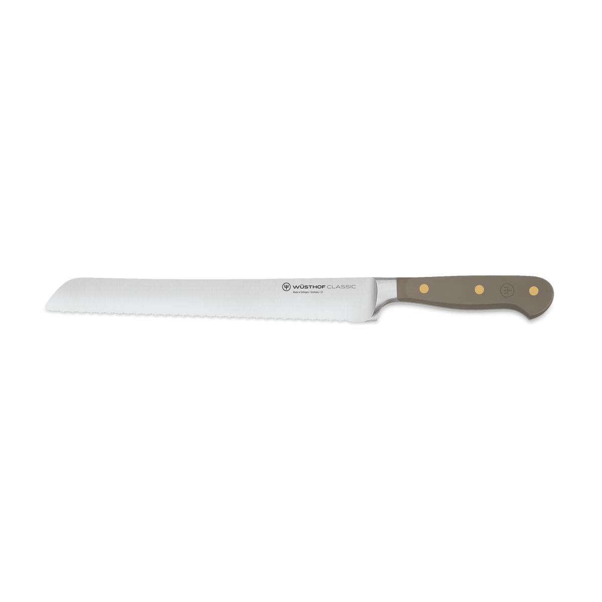 Wusthof Classic 9" Precision Double-Serrated Bread Knife — Black