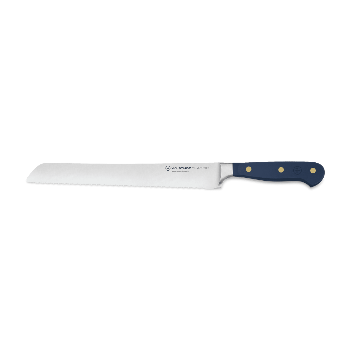 Wusthof Classic 9" Precision Double-Serrated Bread Knife — Black