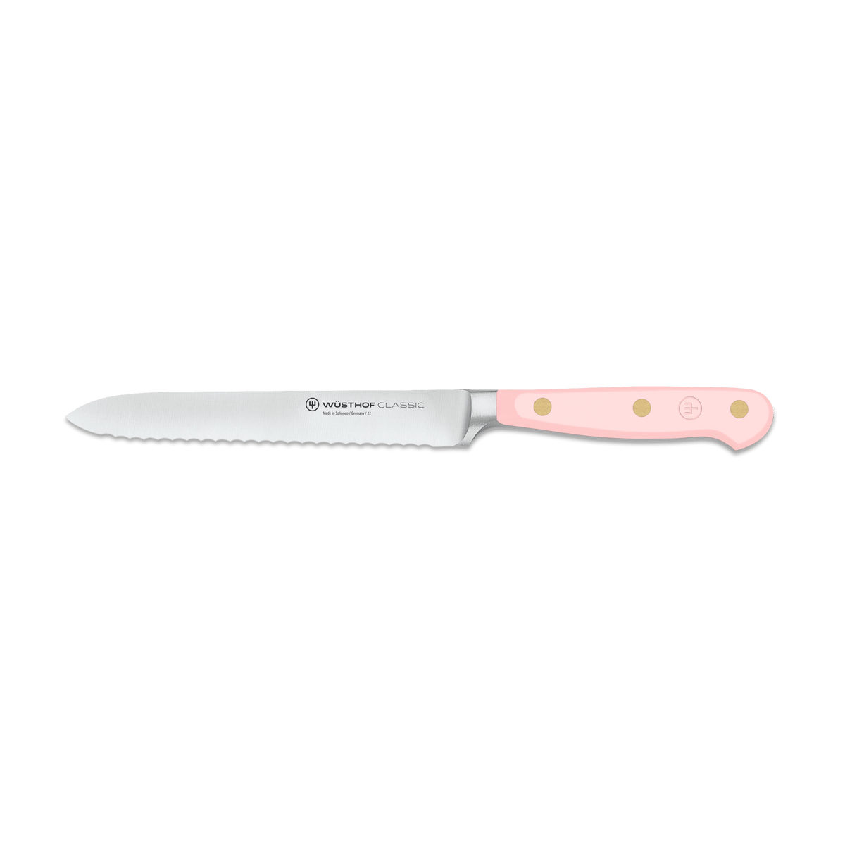 Wusthof Classic 5" Serrated Utility Knife — Black