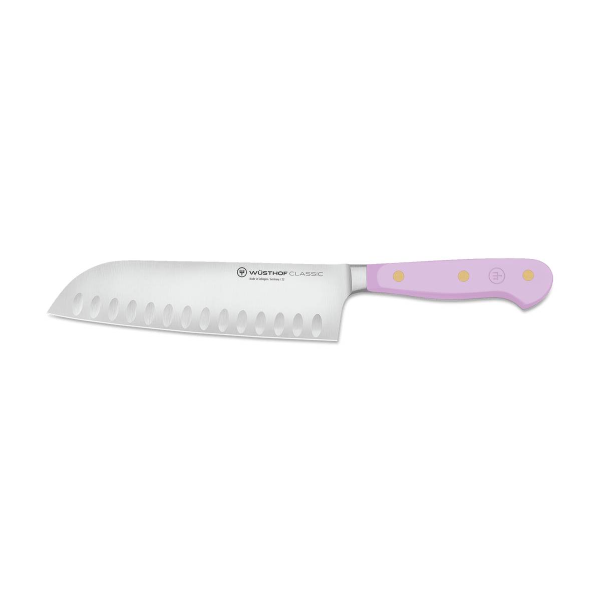 Wusthof Classic 7" Hollow Edge Santoku — Black