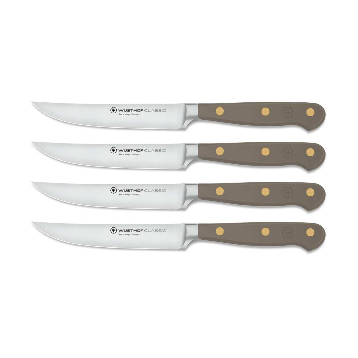 Wusthof Classic 4-Piece Steak Knife Set — Black