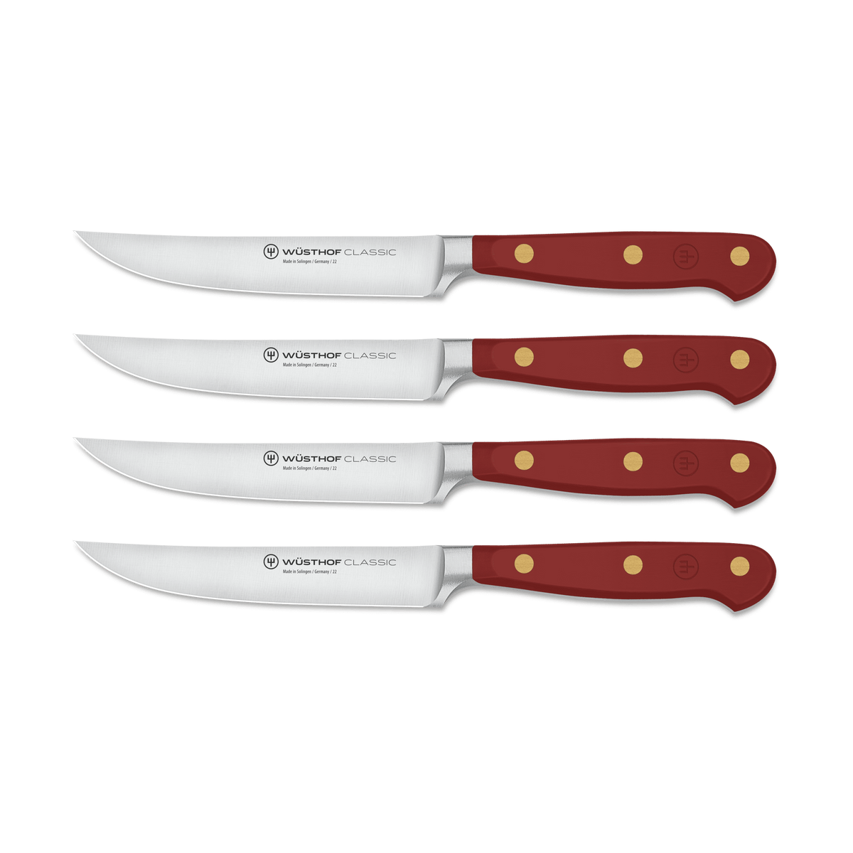 Wusthof Classic 4-Piece Steak Knife Set — Black