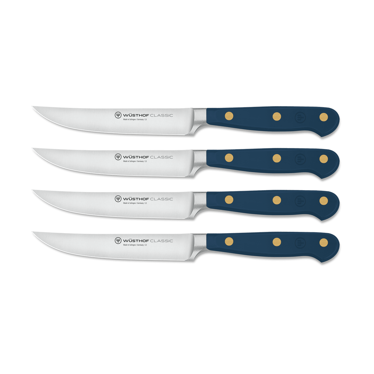 Wusthof Classic 4-Piece Steak Knife Set — Black