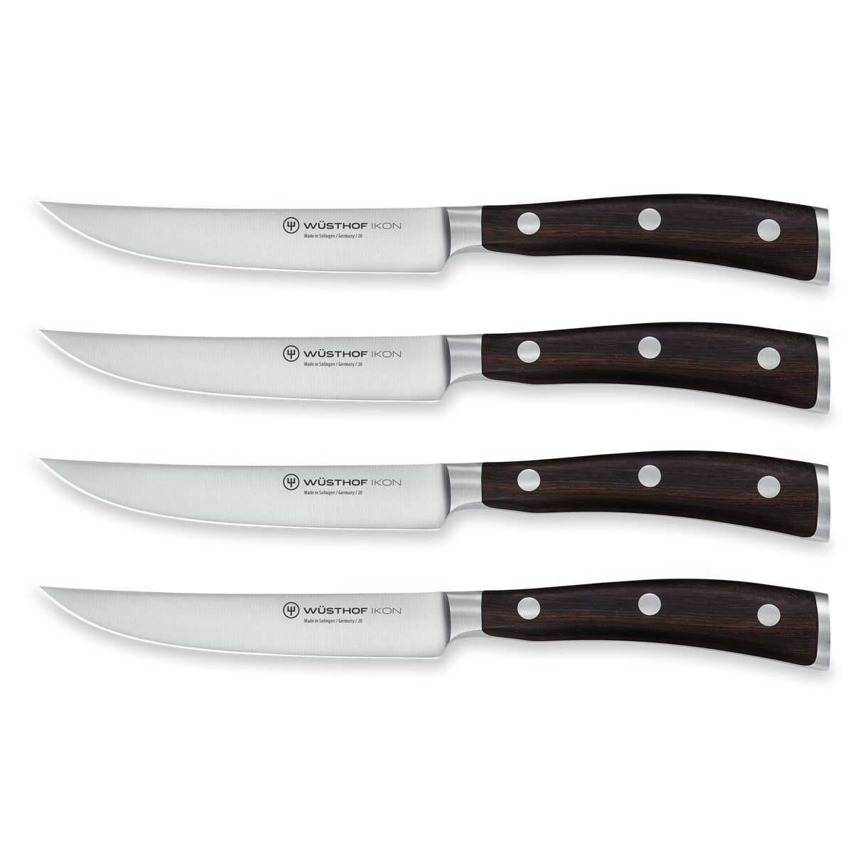 Wusthof Ikon 4-Piece Steak Knife Set — Blackwood