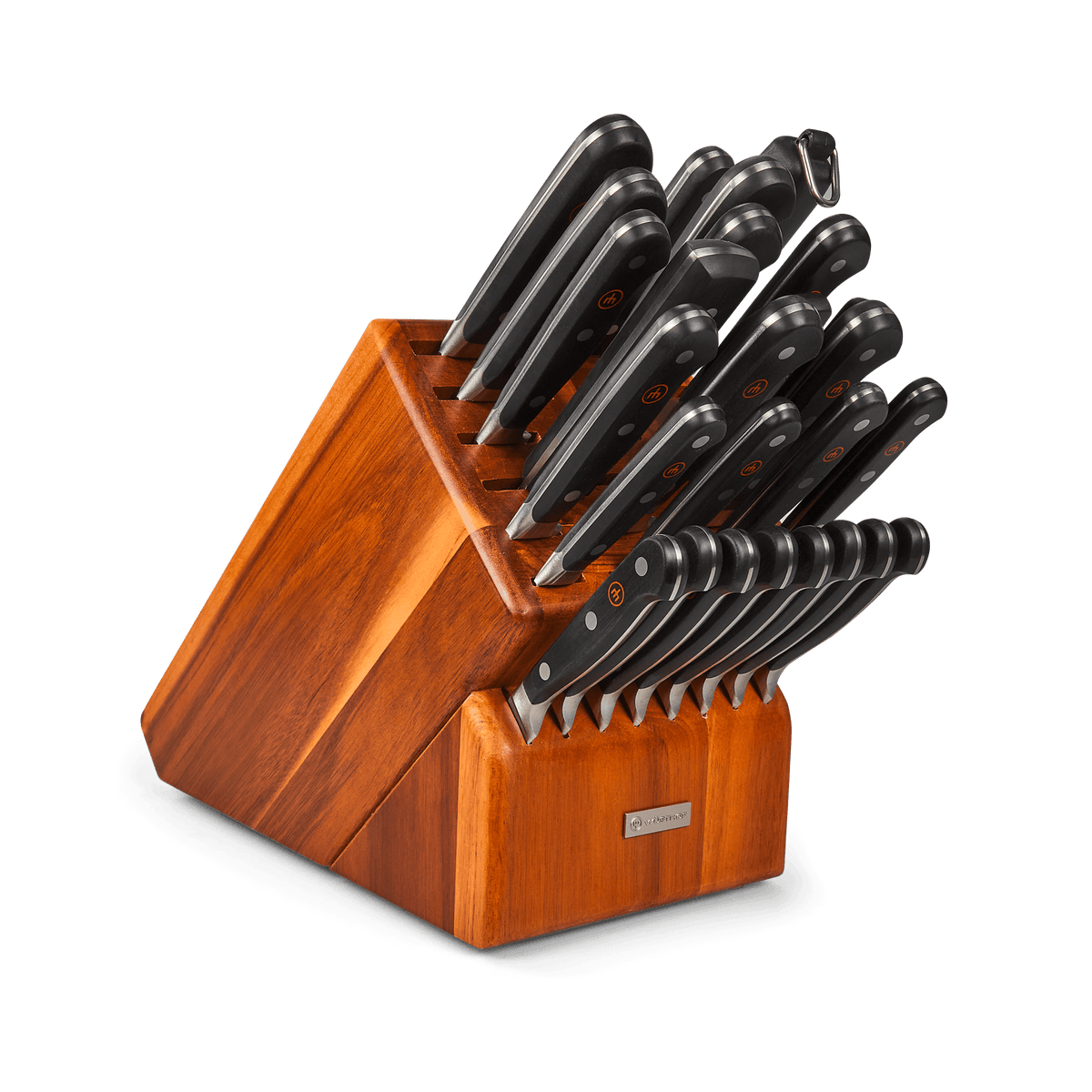 Wusthof Classic 26-Piece Knife Block Set — Black