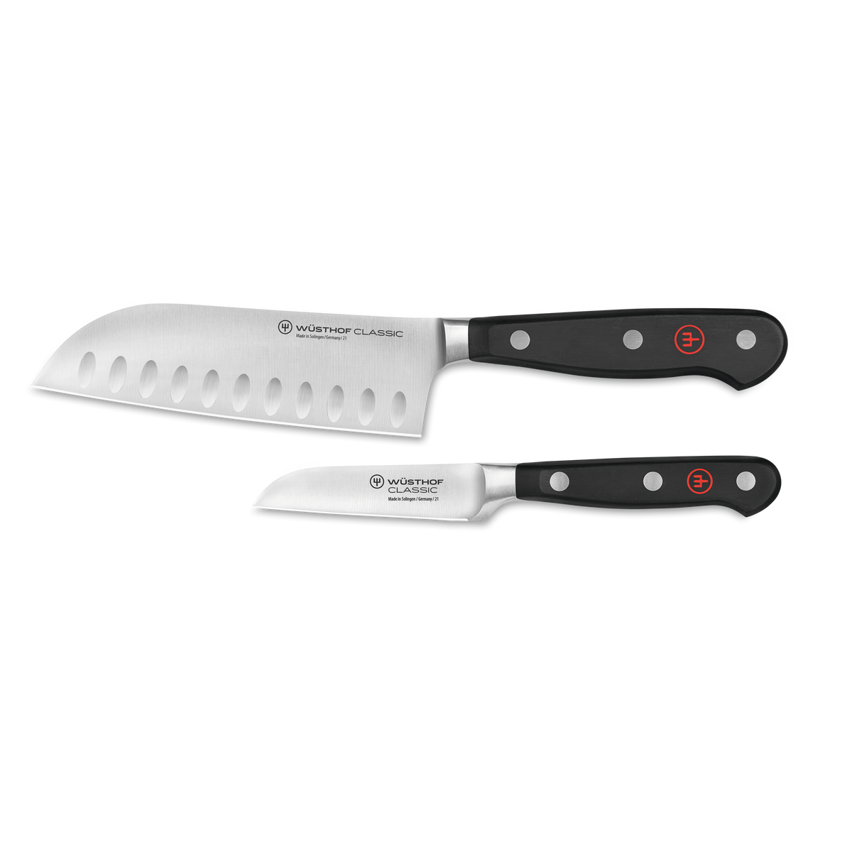 Wusthof Classic 2-Piece Mini Asian Knife Set — Black