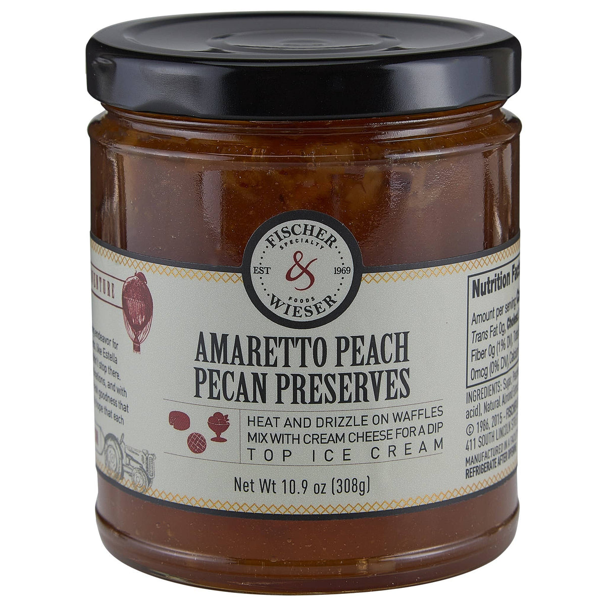 Amaretto Peach Pecan Preserves