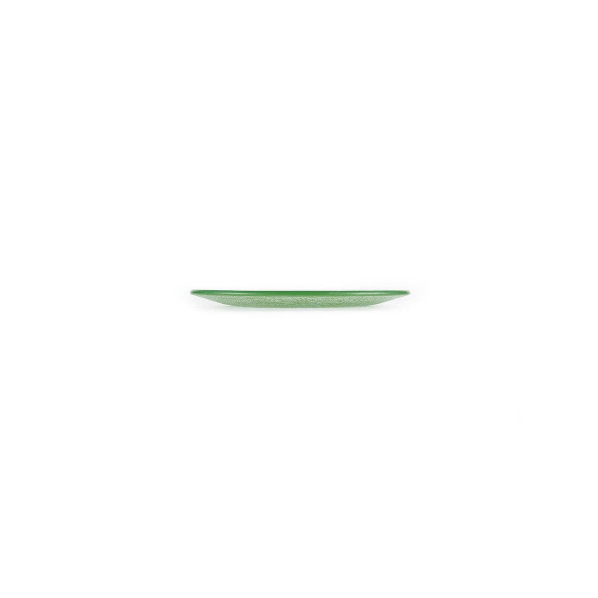 Glass Dinnerware dia.7.75" Round Green Glass Plate (Set of 2)