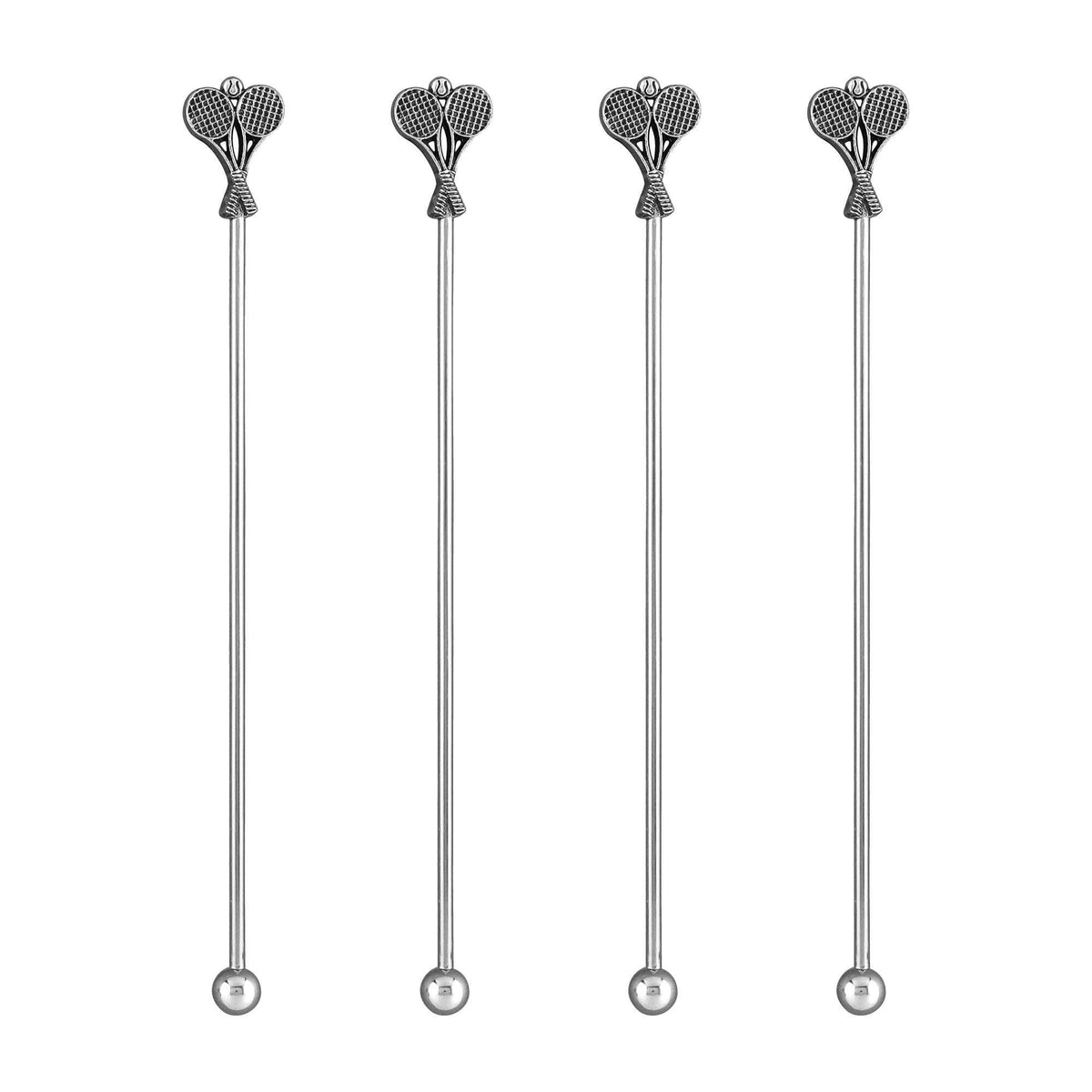 4-Piece Tennis Swizzle Stick