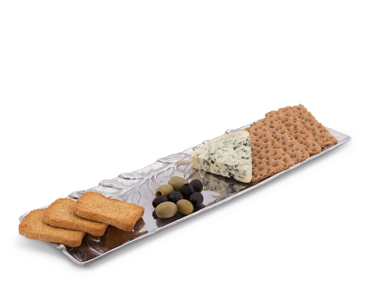 Olive Oblong Tray