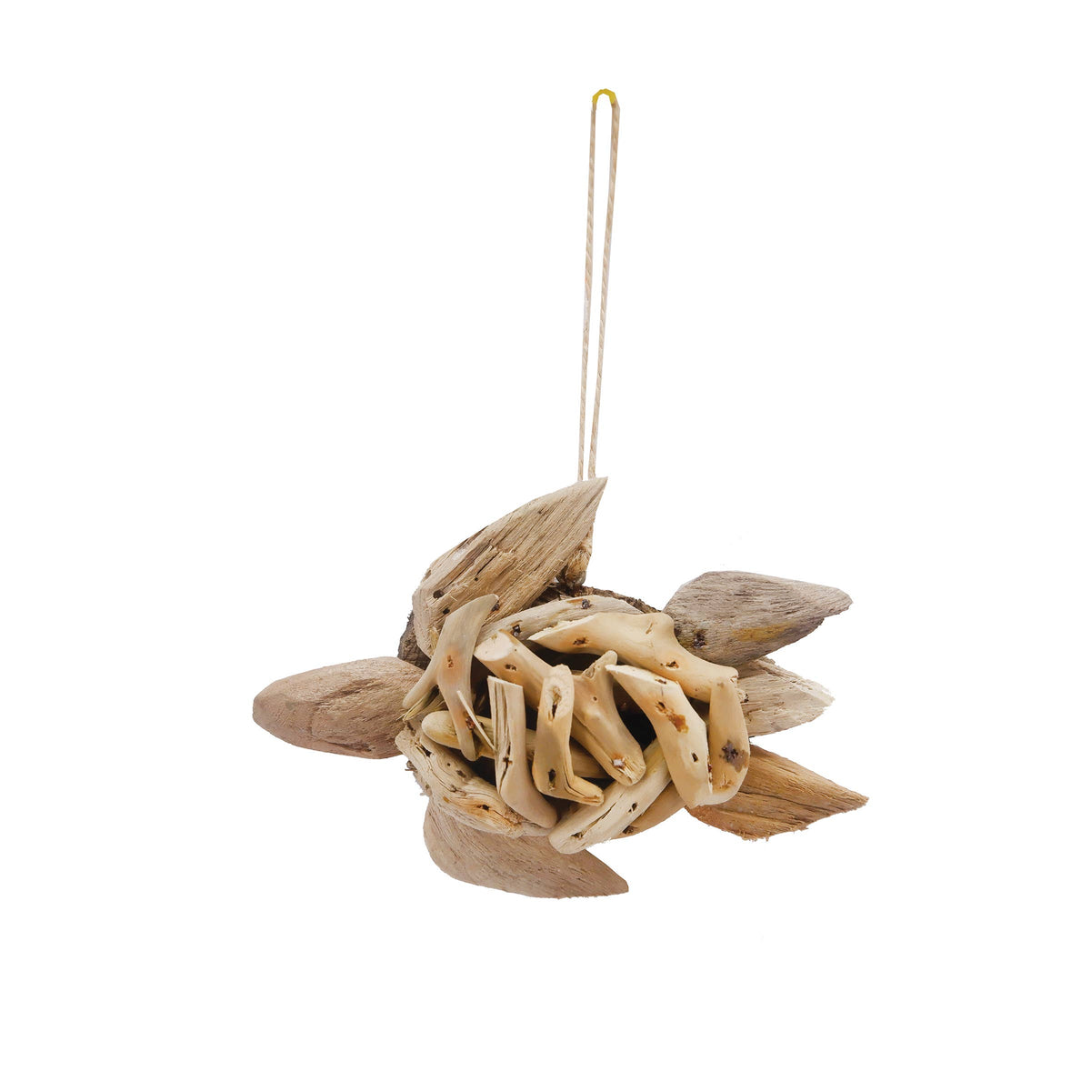 Christmas Driftwood Turtle Ornament