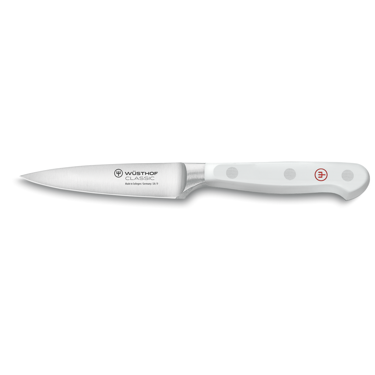 Wusthof Classic 6-Piece Knife Block Set with Santoku — White