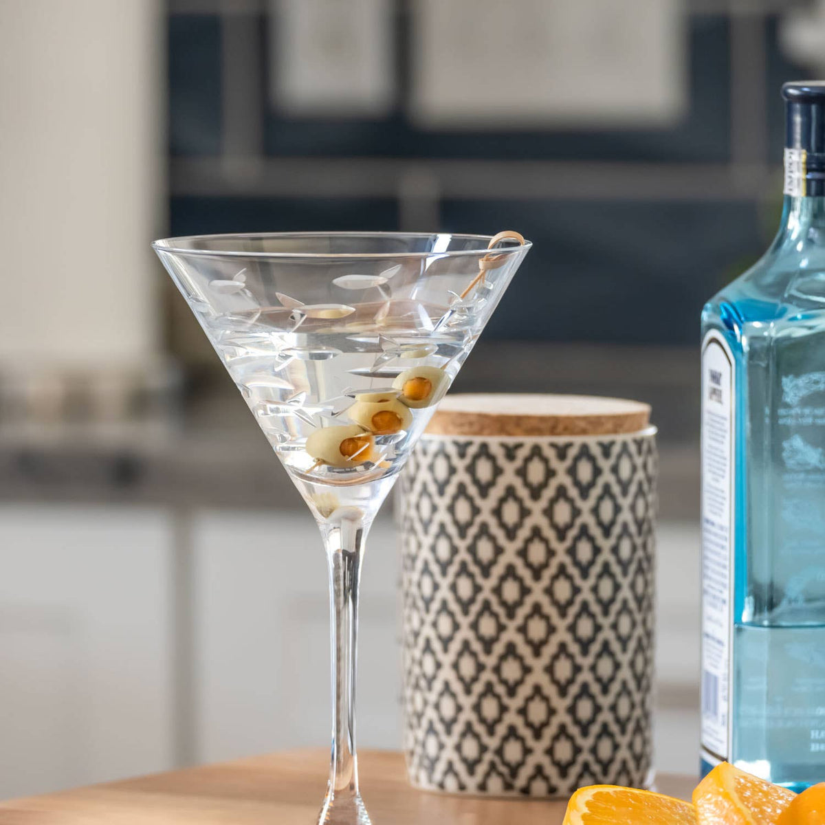 School of Fish Martini Glass 10oz