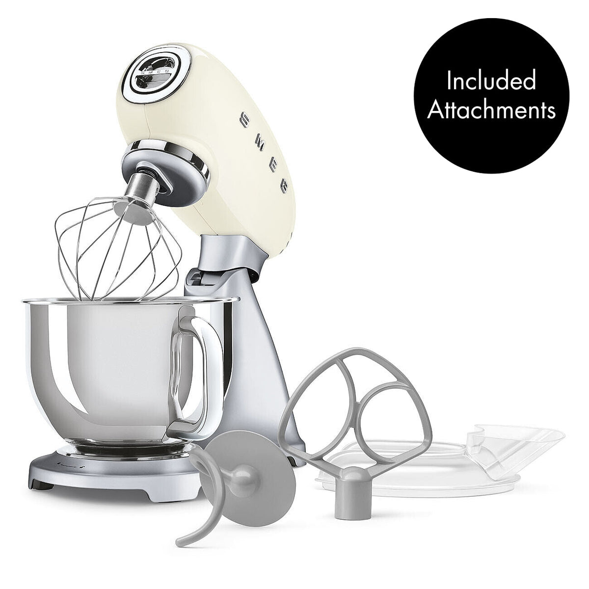 SMEG Classico Stand Mixer (SMF04) – Cream