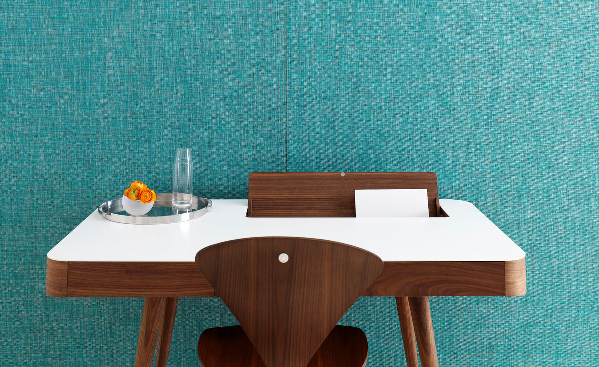 Mini Basketweave Wall Textiles - Turquoise