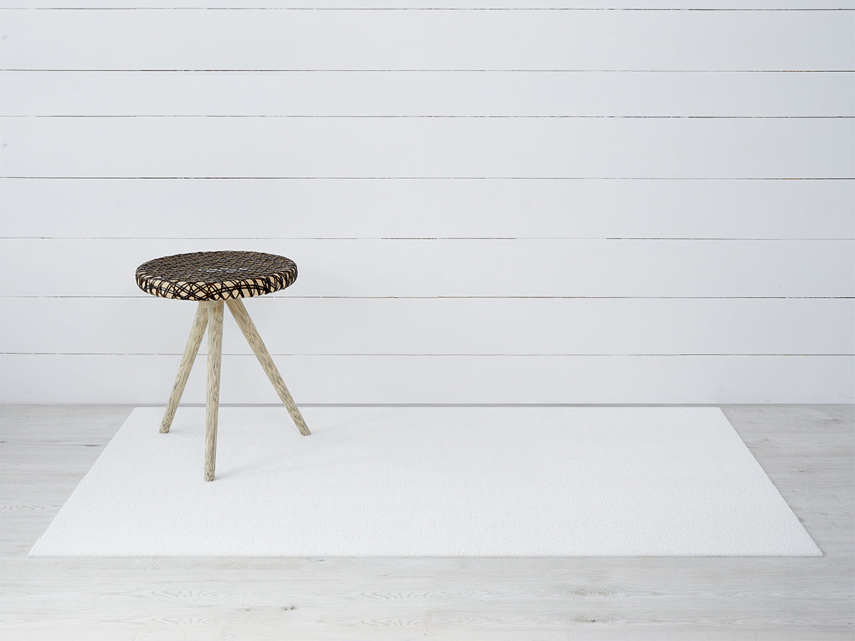 Solid Shag Mats - Super White