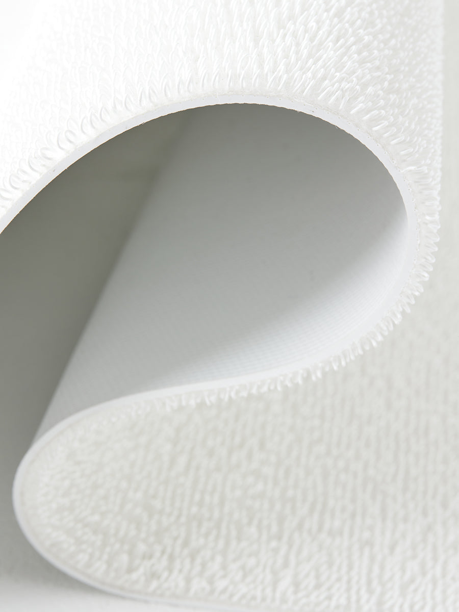 Solid Shag Mats - Super White