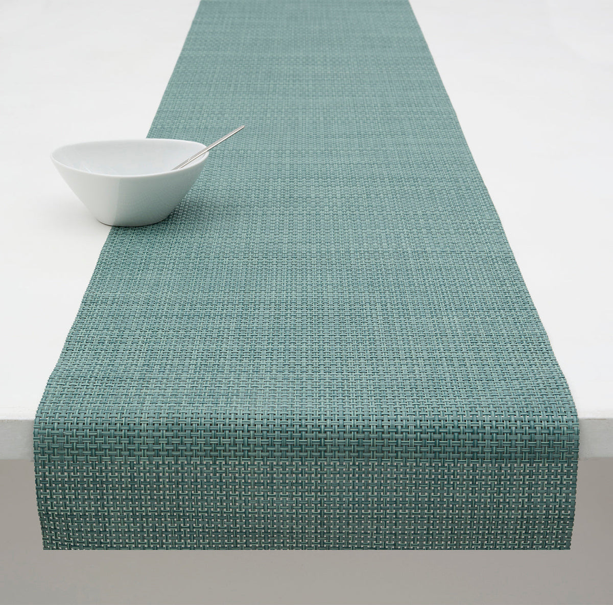Basketweave Table Runners - Celadon