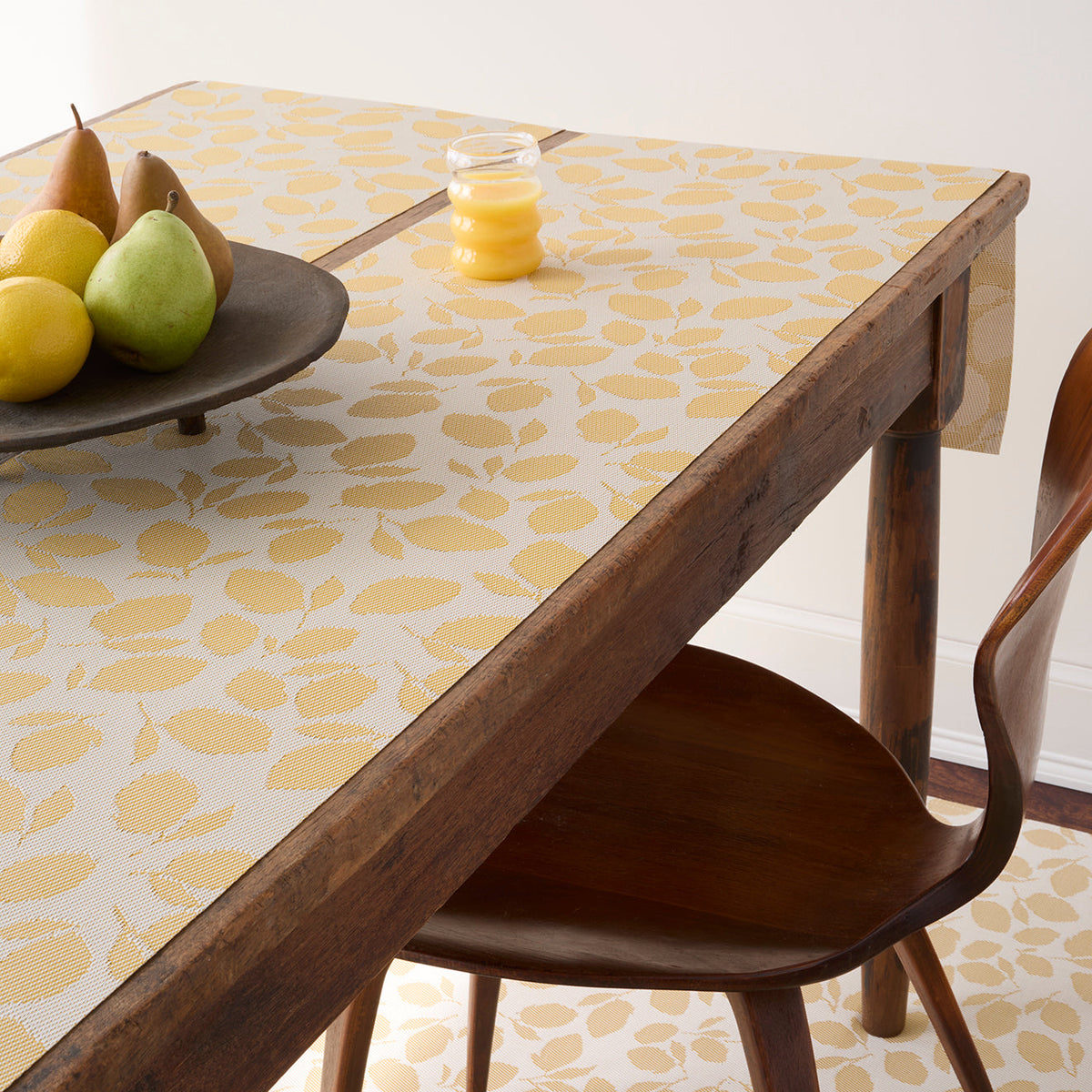 Lemon Leaves Table Runners - Goldenrod