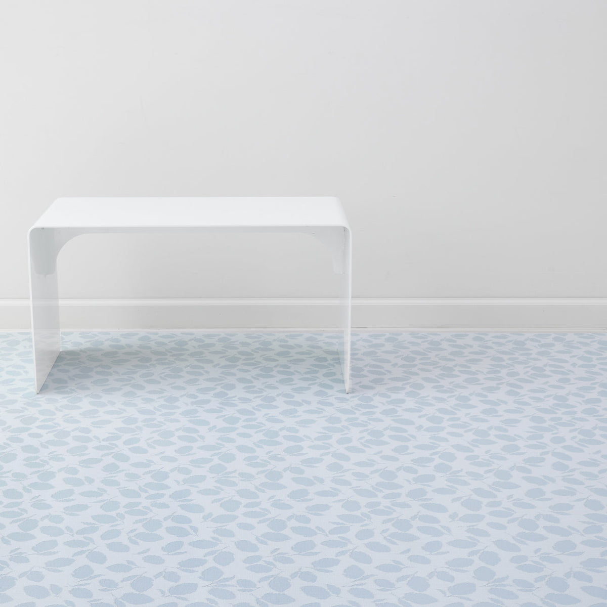 Lemon Leaves Rugs - Robin's Egg