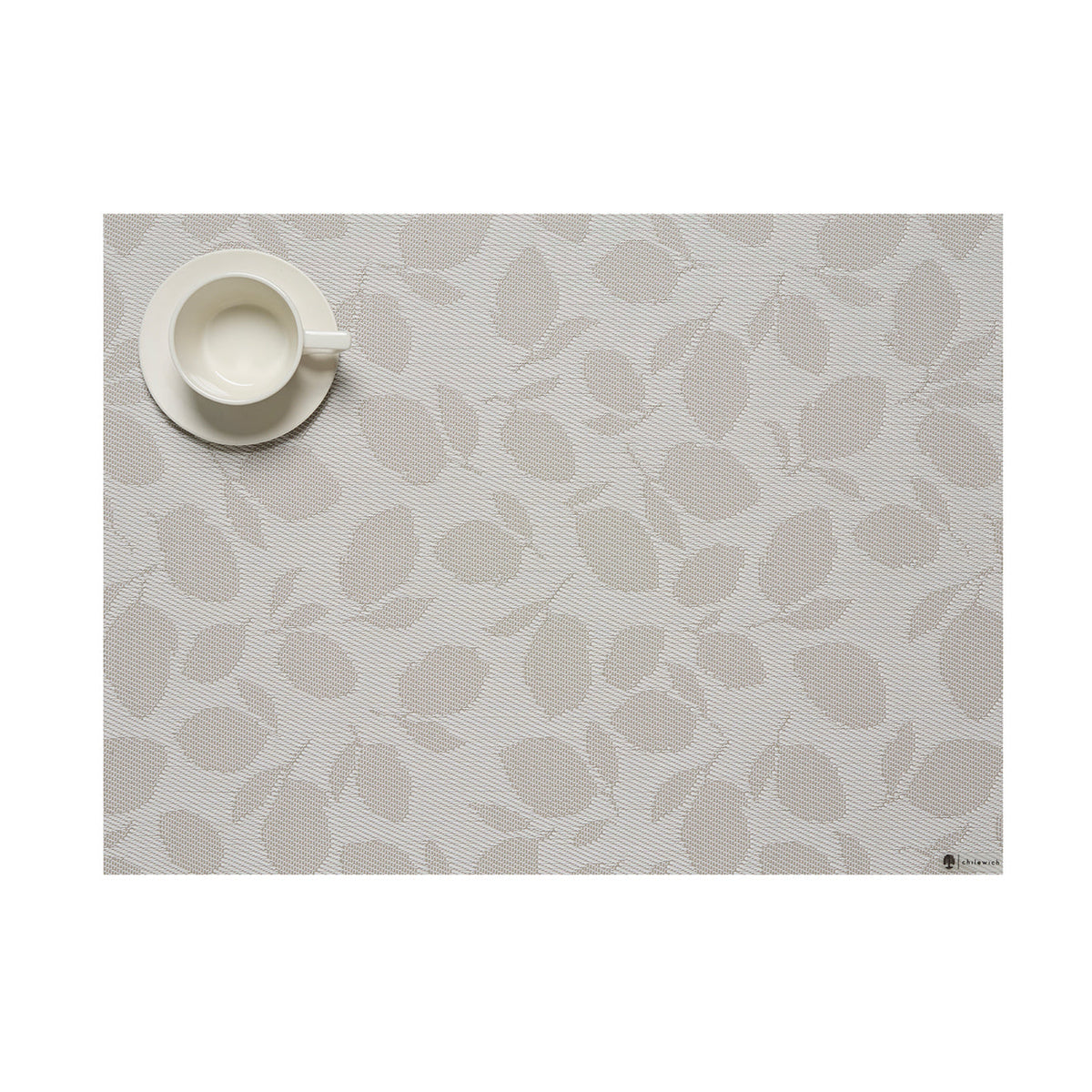 Lemon Leaves Placemats - Steel Wool