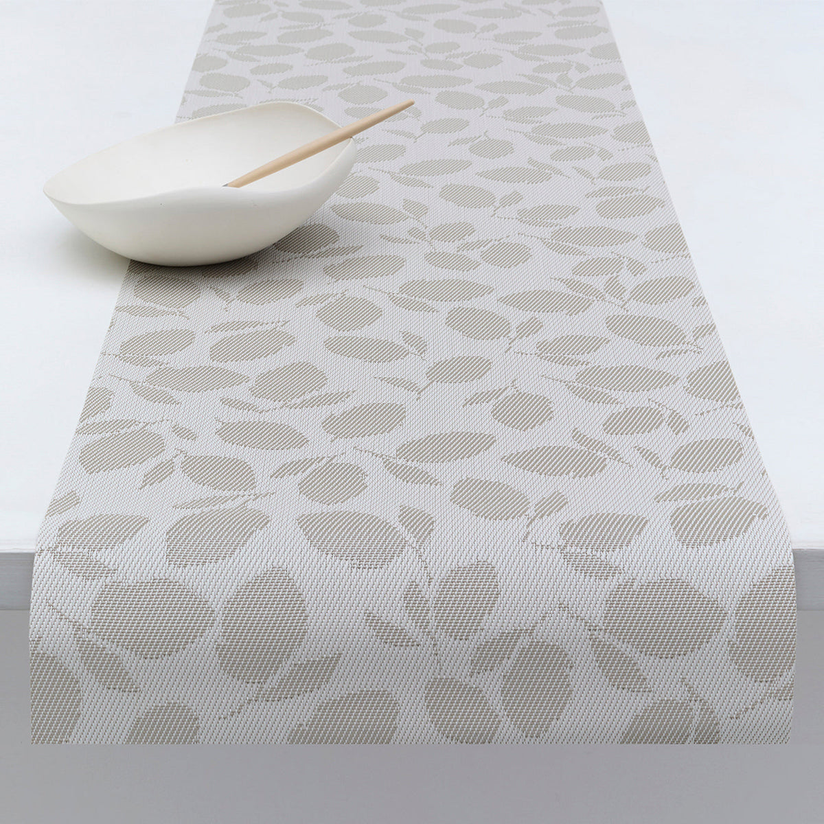 Lemon Leaves Table Runners - Steel Wool