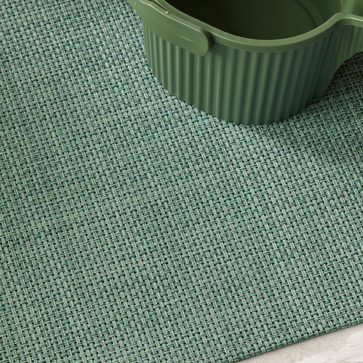 Basketweave Rugs - Celadon