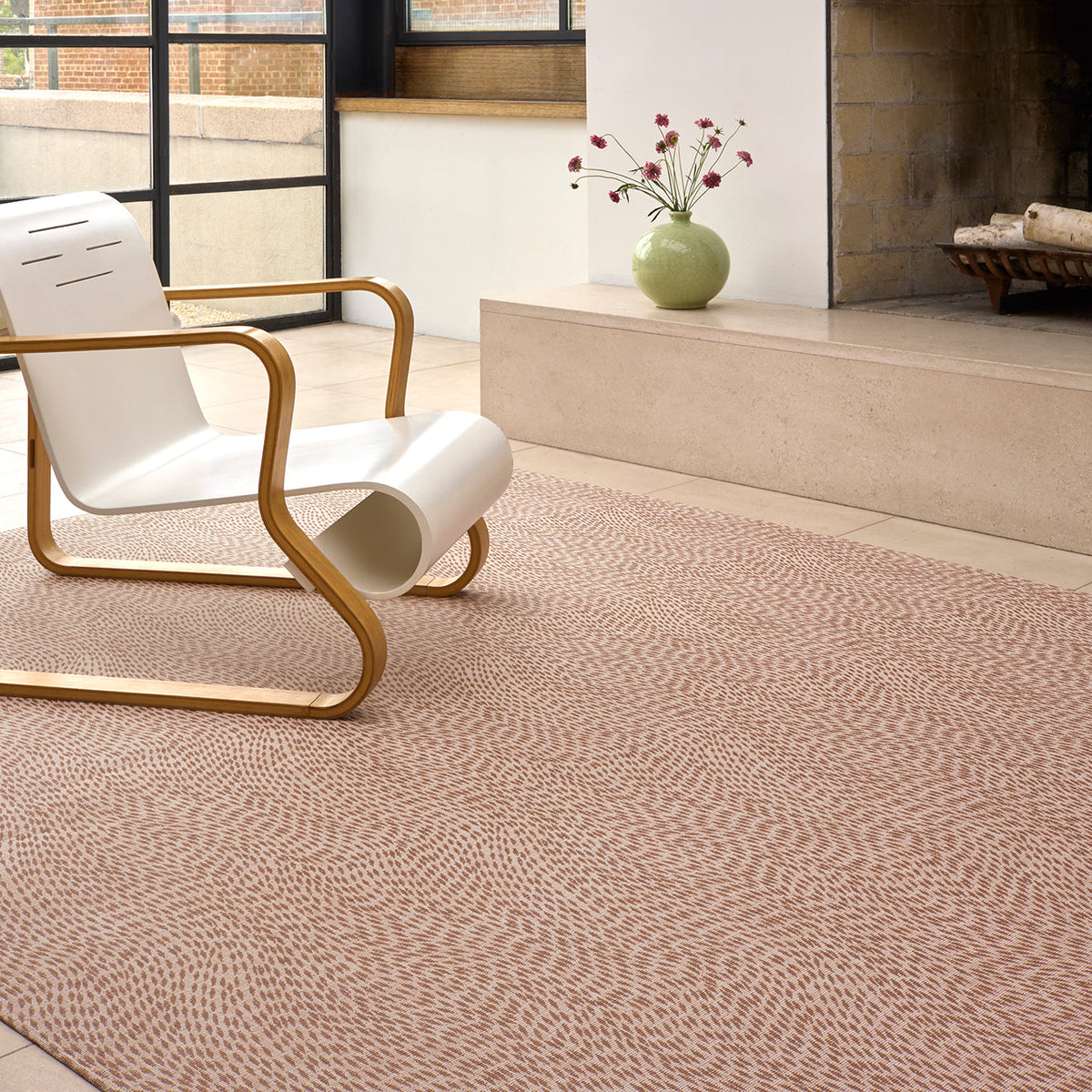 Flutter Rugs - Rosewood